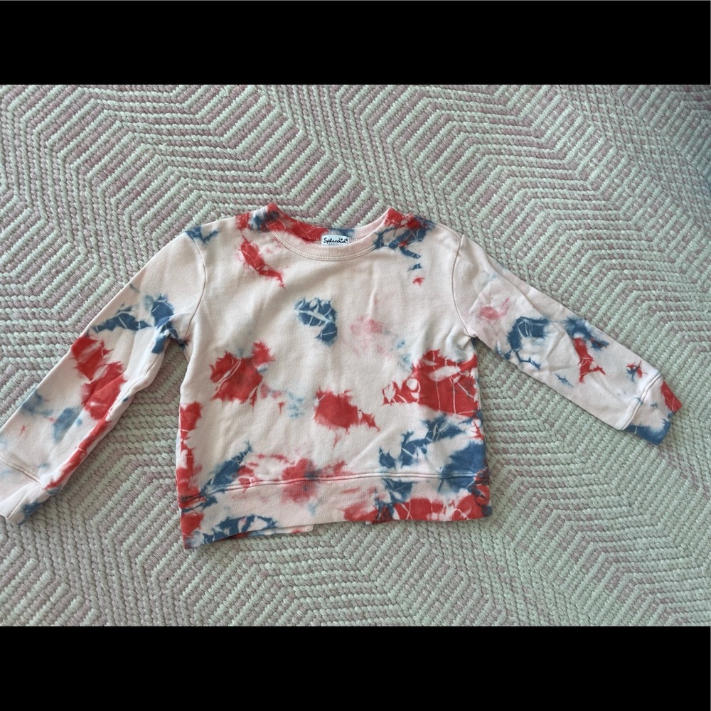 Girls Splendid Tie Dye Sweatshirt